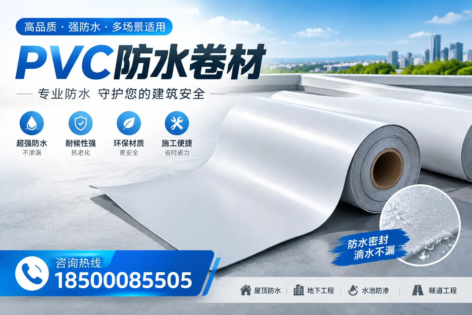 PVC防水卷材的市场竞争分析，清远品牌选择参考